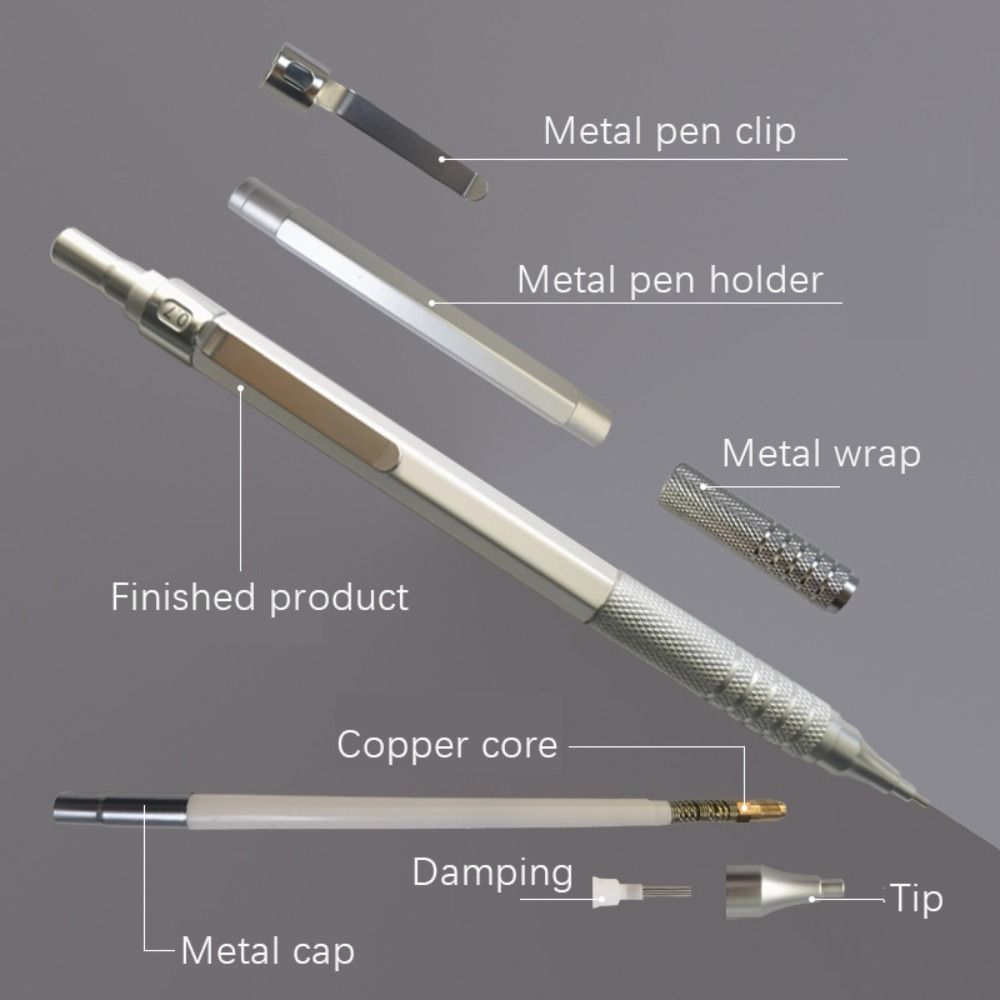 Mechanical Pencil 0.3 - Креативный металлический механический карандаш с низким