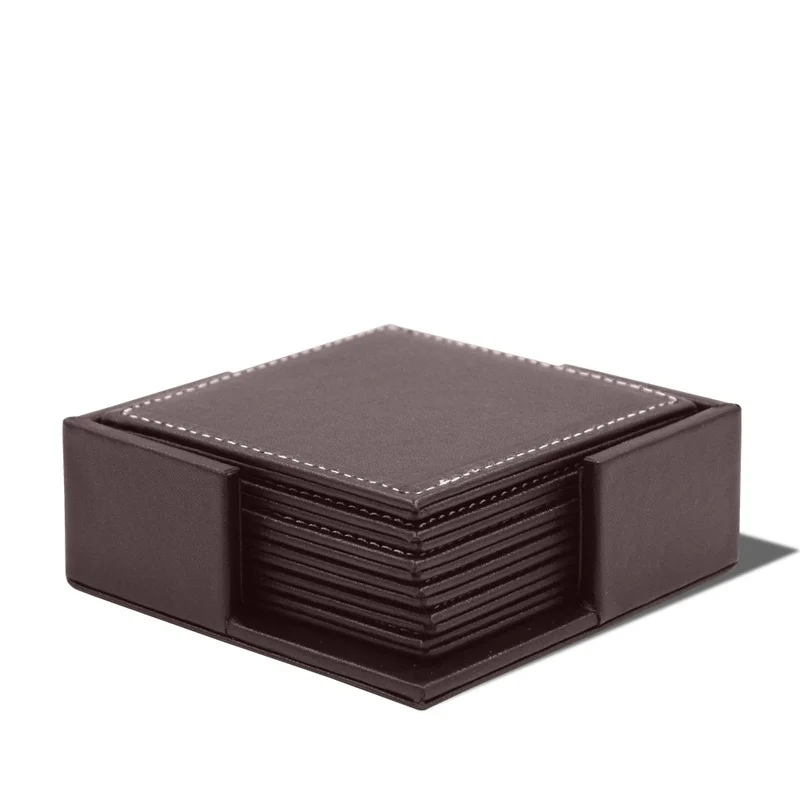Leather Desk Pad - 6 шт./комплект, кожаные подставки для украшения