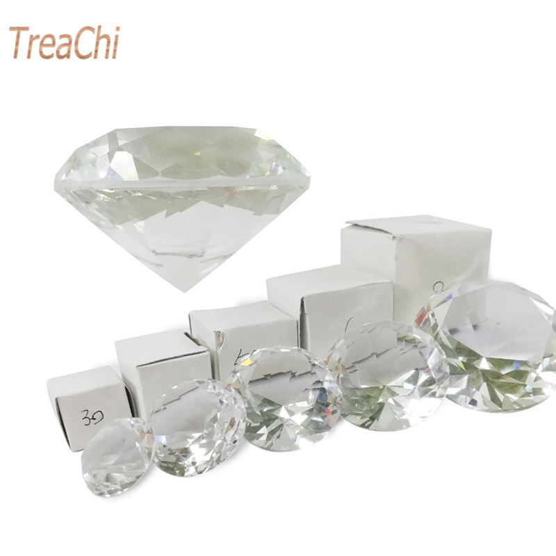 Paper Weight Crystal - Кристально прозрачное пресс-папье граненой огранки из