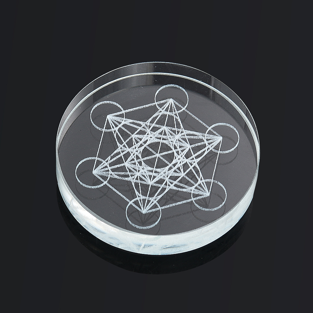 Paper Weight Crystal - Кубик Метатрона, хрустальная подставка, основание, архангел,