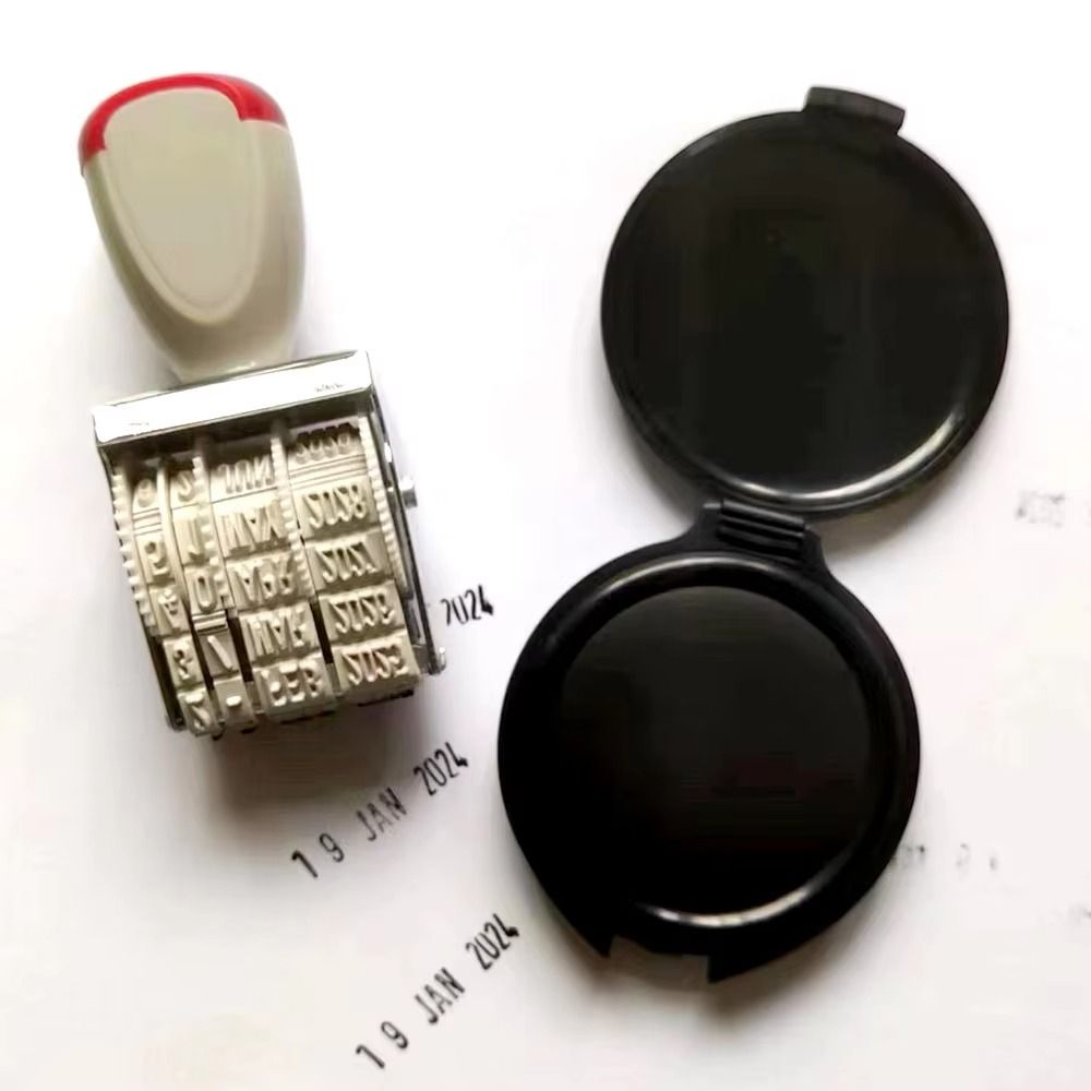 Rubber Date Stamp - Практичный цифровой датер с регулируемой датой,