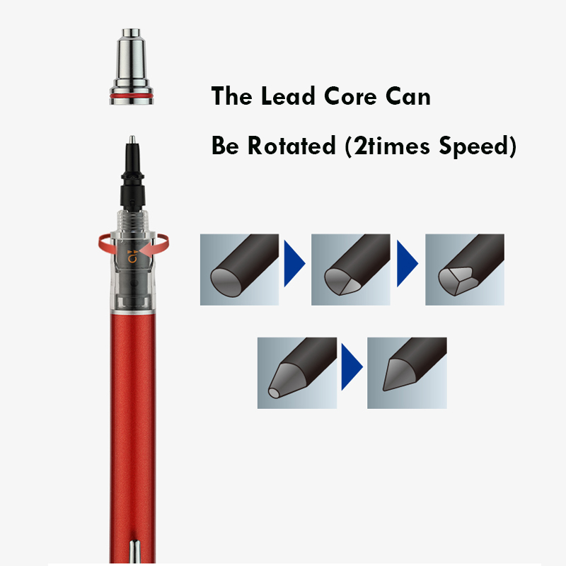Вращающиеся механические каран – обзор и цена Mechanical Pencil 0.3