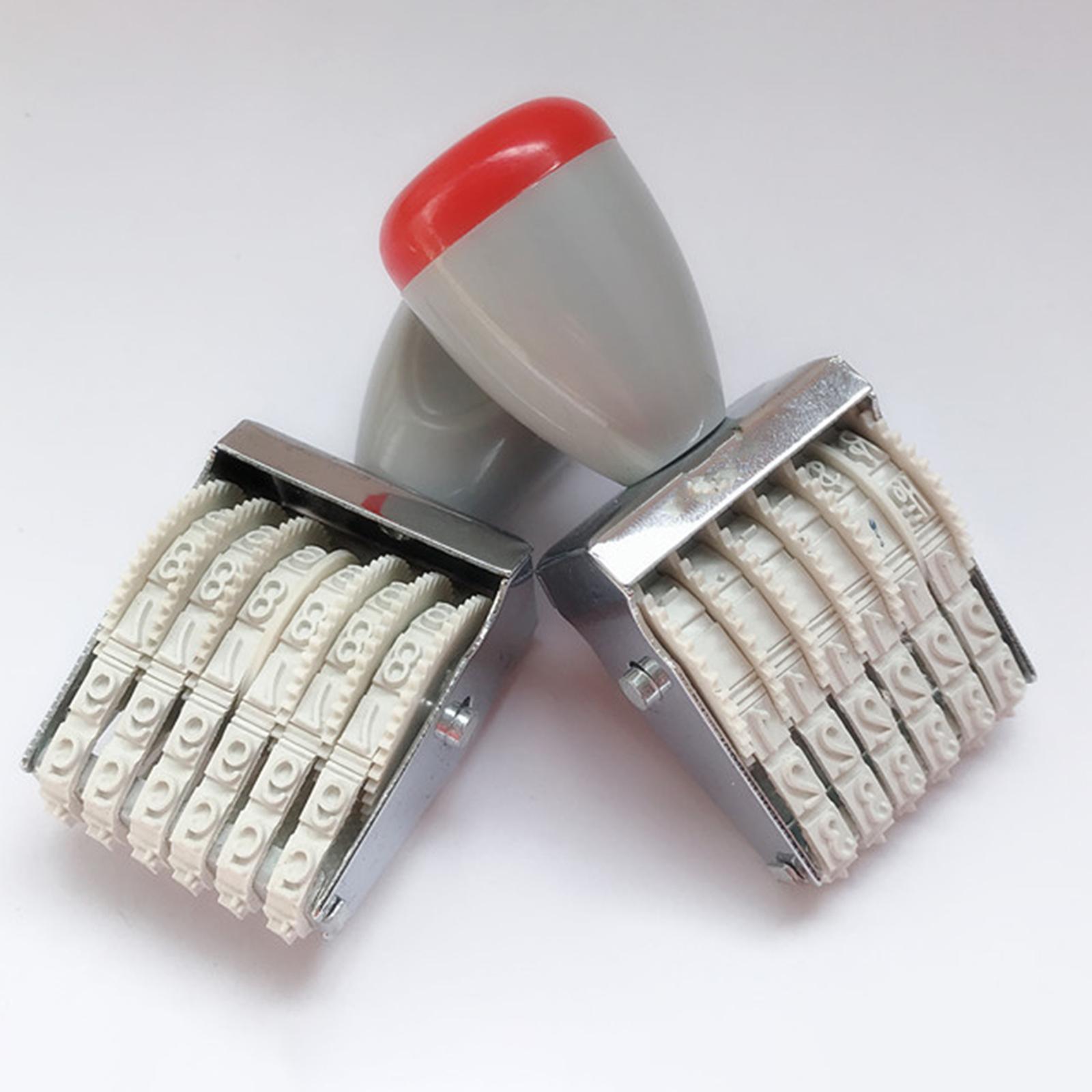 Резиновый 6-разрядный роликовы – обзор и цена Rubber Date Stamp