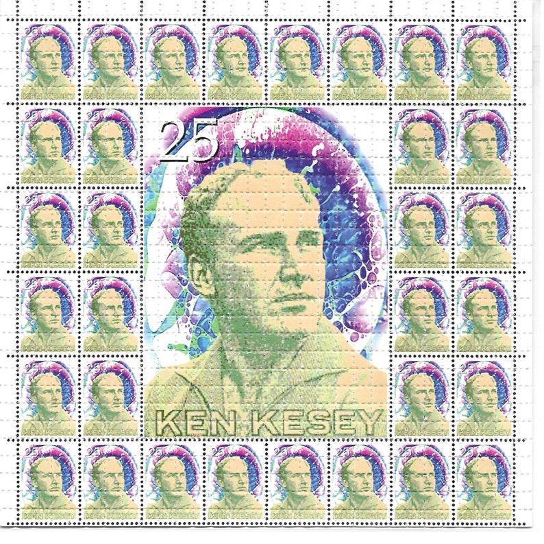 Kesey Stamps Psychedelic LSD A – обзор и цена Ink Blotter Paper