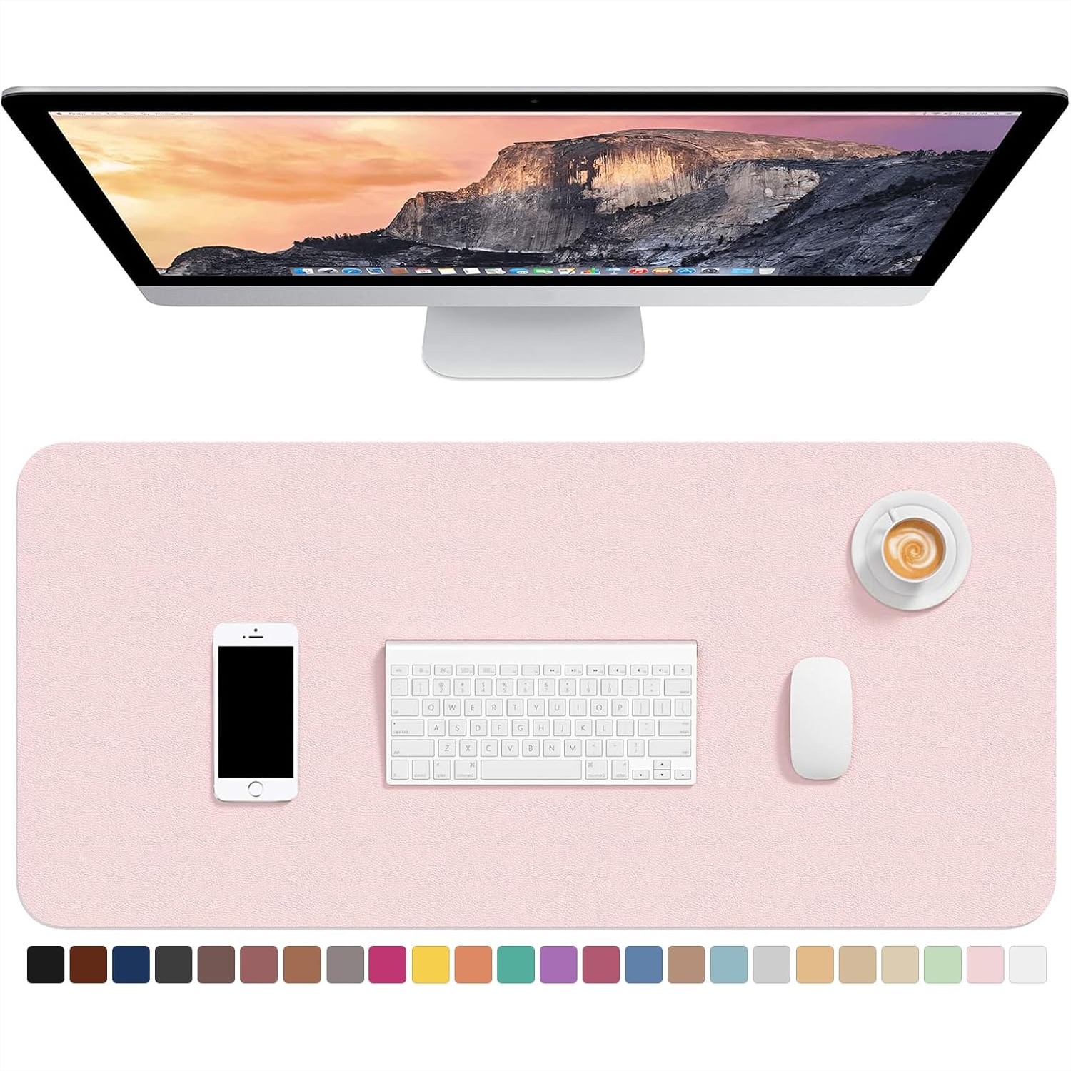 Коврик для стола из искусствен – обзор и цена Leather Desk Pad