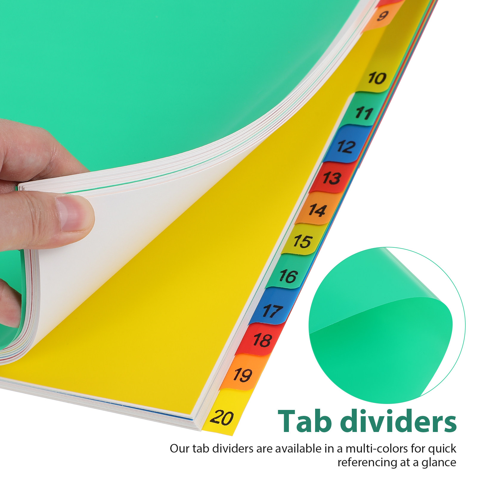 20 страниц формата А4, цветные – обзор и цена Tab Divider A4