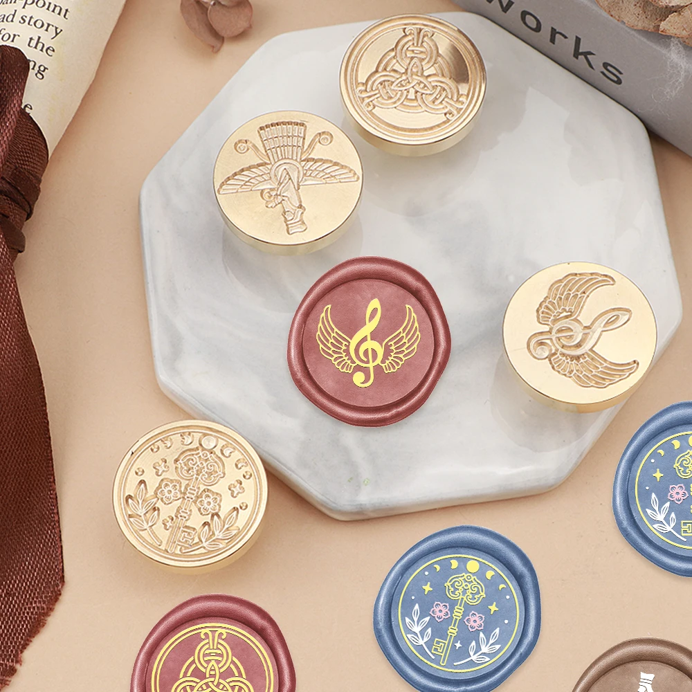 Сердце Рыба Цветы Узор Воскова – обзор и цена Wax Seal Stamp Set