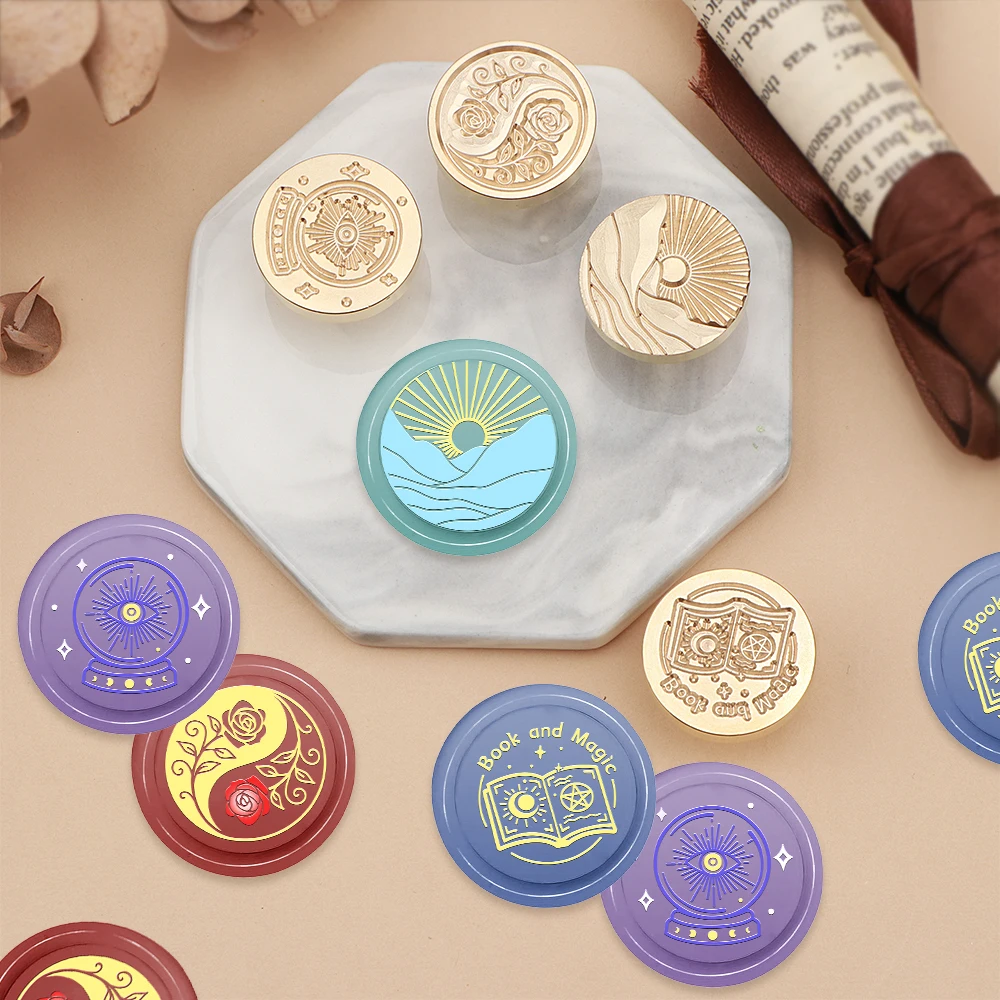 Сердце Рыба Цветы Узор Воскова – обзор и цена Wax Seal Stamp Set