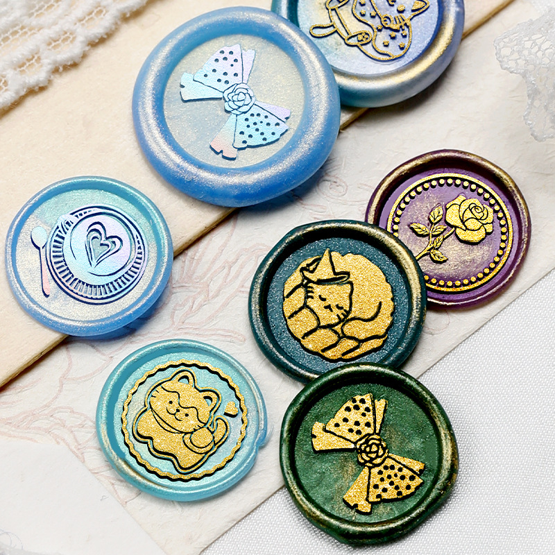 1,5x1,5 см мини сургучная печа – обзор и цена Wax Seal Stamp Set