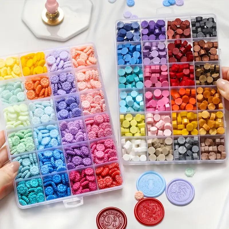 600 шт. сургучные бусины в кор – обзор и цена Wax Seal Stamp Set