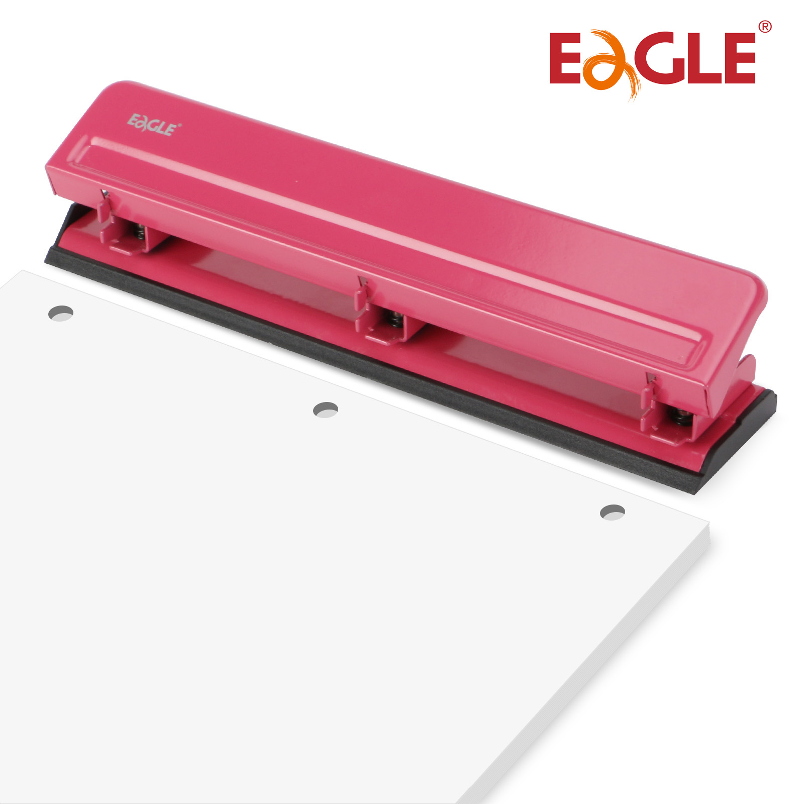 Дырокол EAGLE с 3 отверстиями  – обзор и цена Binder A4 Lever