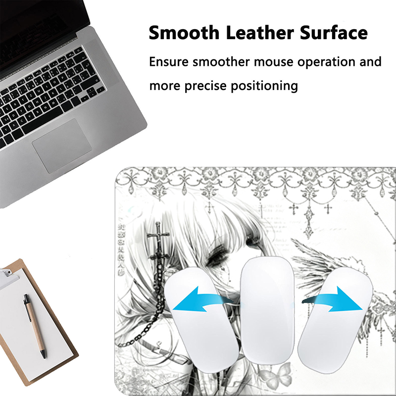 Кожаный коврик для мыши, черно – обзор и цена Leather Desk Pad