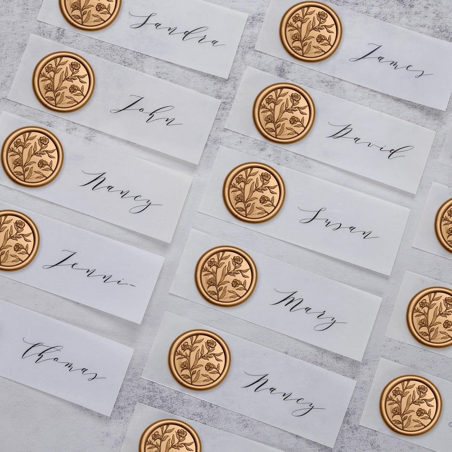 Наклейки с сургучной печатью — – обзор и цена Wax Seal Stamp Set